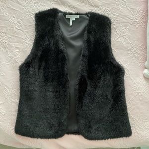 BCBG fur vest